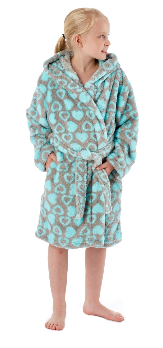 Kids Girls Luxury Novelty Fleece Dressing Gown Bath Robe Xmas Gift Size 313 Y eBay